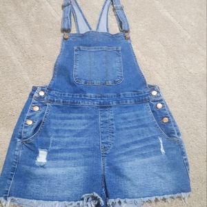Overall Shorts size 11-13 (L). NWOT